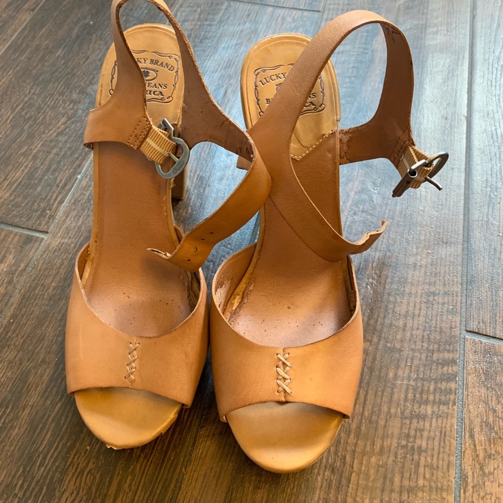 Lucky Brand Brown wedges